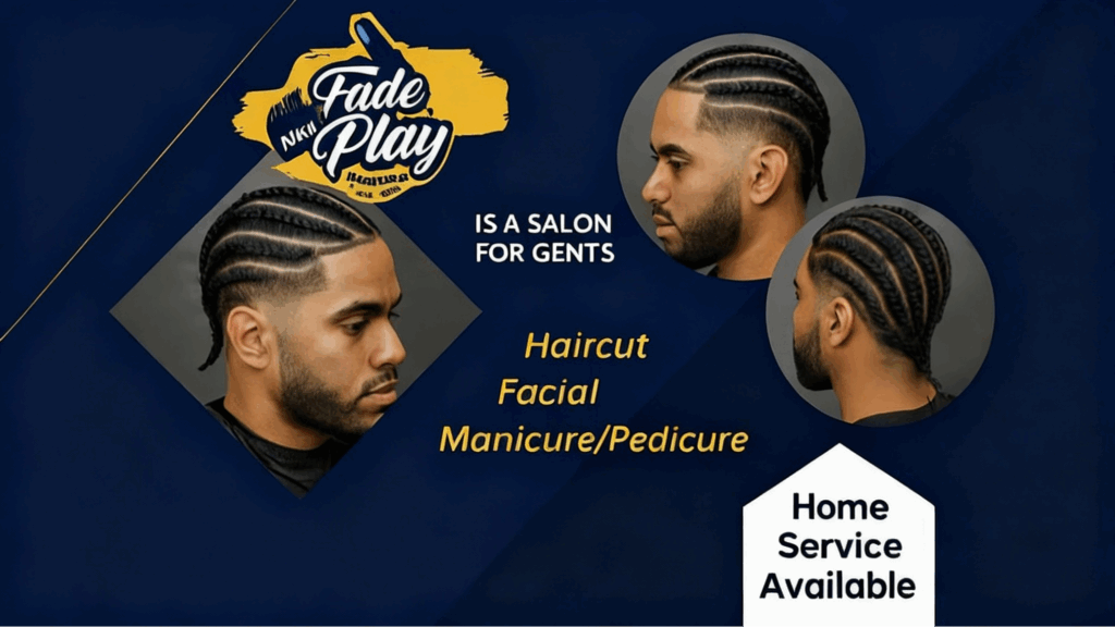 Fade Play Salon for Gents Advertisement