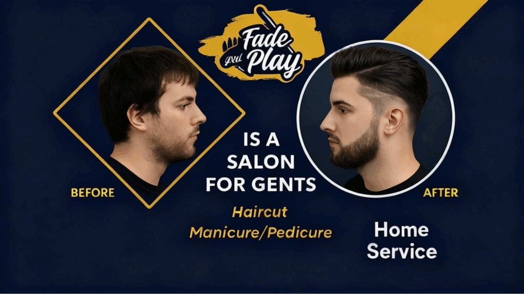 fade and play salon ad