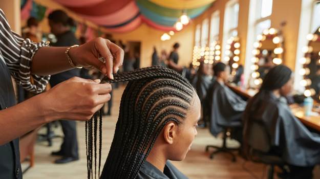 Step 5: Decide on added hair before you sit down